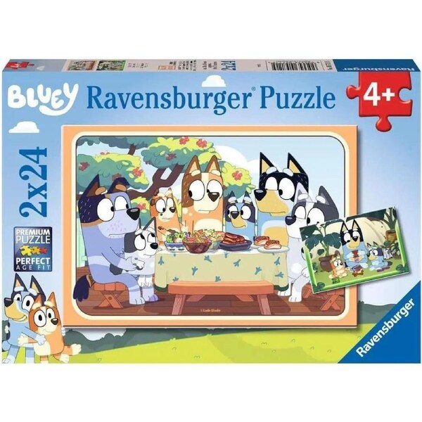 Ravensburger - Bluey Lets Do This! Puzzle 2 x 24 Piece