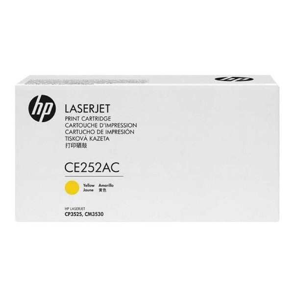 Genuine HP 504A Yellow Toner Cartridge CE252AC LaserJet CP3525, CM3530