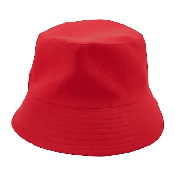 Red Bucket Hat