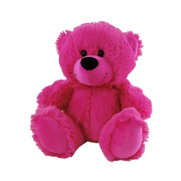 Elka Plush 23cm Teddy Bear Jelly Hot Pink, 76201-23HP
