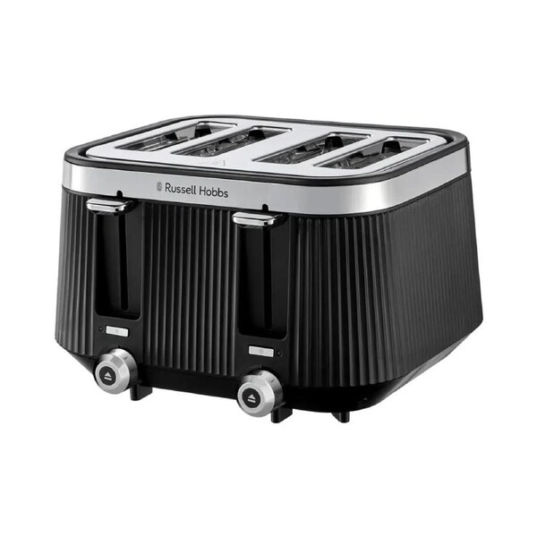 Russell Hobbs Bronte 4 Slice Toaster Black RHT2677BLK