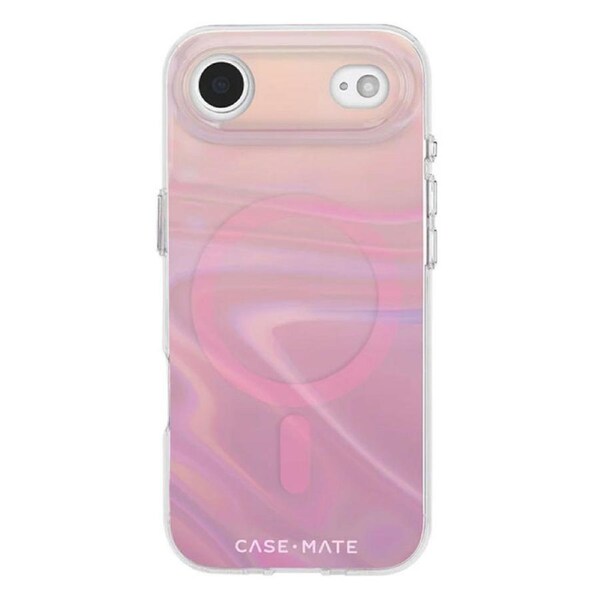 Case-Mate iPhone Air Peach Bubble MagSafe Case Iridescent