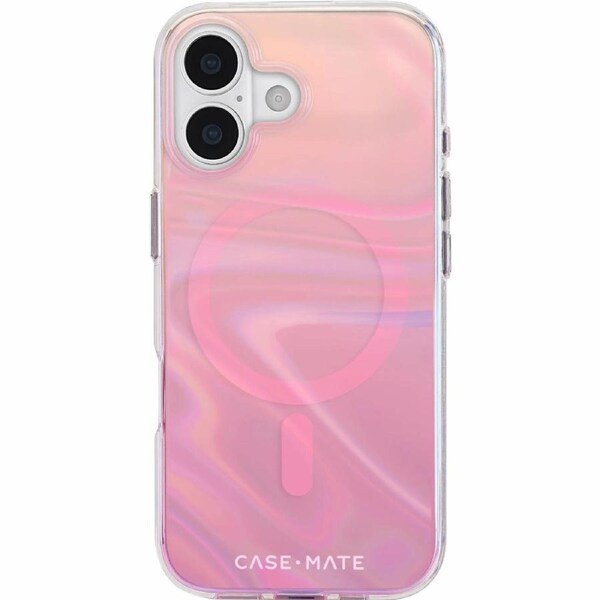 Case-Mate iPhone 17 Peach Bubble MagSafe Case Iridescent