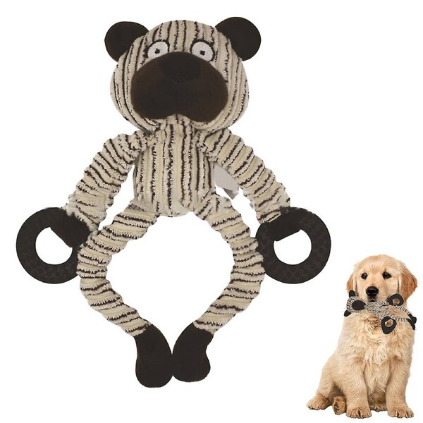 JOYBUY Frog Squeaky Dog Toy - Indestructible Plush for All Dog Sizes