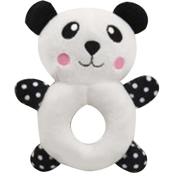 JOYBUY Panda Style Plush Dog Teething Toy - Soft Chew Toy for Small Dogs