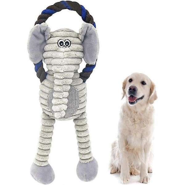 JOYBUY Elephant Rope Plush Dog Toy - For Small Medium Large Dogs