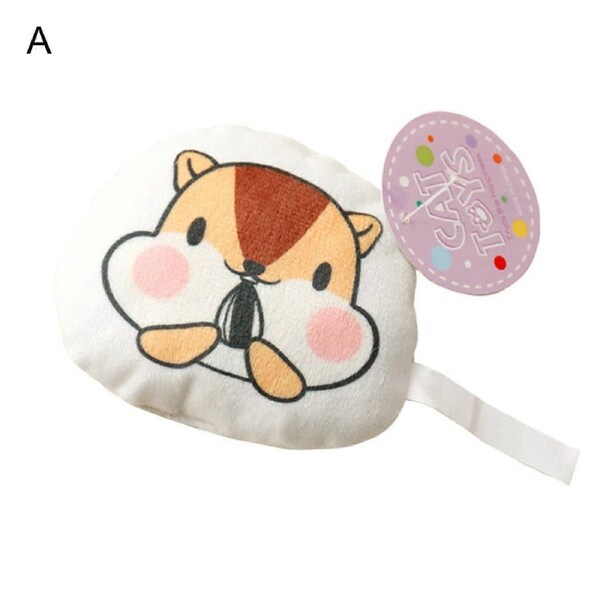 JOYBUY Small Animal Cat Toy - Plush Teaser Toy for Kitten Playtime