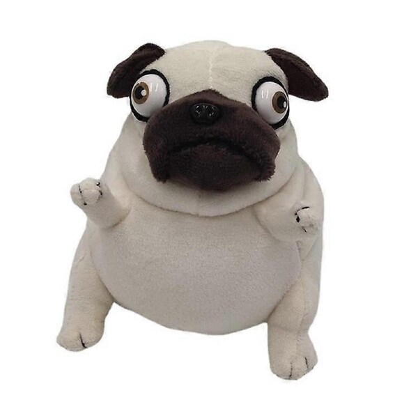 JOYBUY Funny Pug Dog Sand Sculpture Plush - Unique Gift for Kids