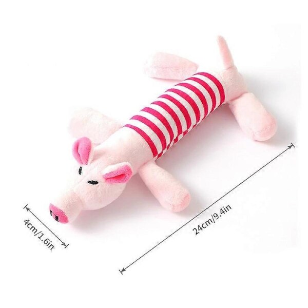 JOYBUY Plush Squeaky Dog Toys - Teething Interactive Toys for Puppies
