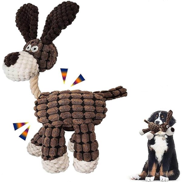 JOYBUY Squeaky Plush Dog Toy - 1pc Interactive Chew for Large Small Dogs