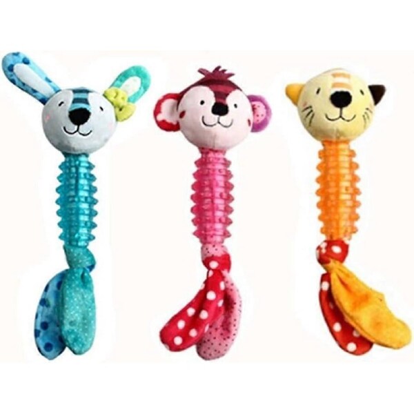 JOYBUY TPR & Plush Squeaky Chew Dog Toys - For Small Medium Dogs