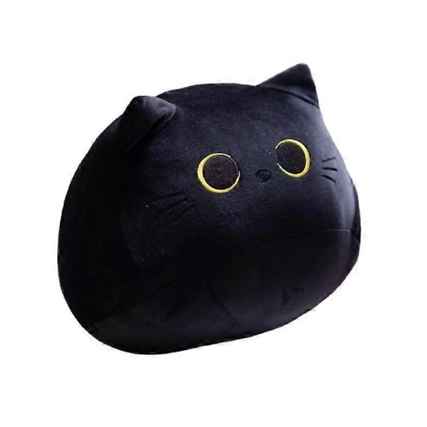 JOYBUY Black Cat Plush Pillow Soft Stuffed Doll Toy