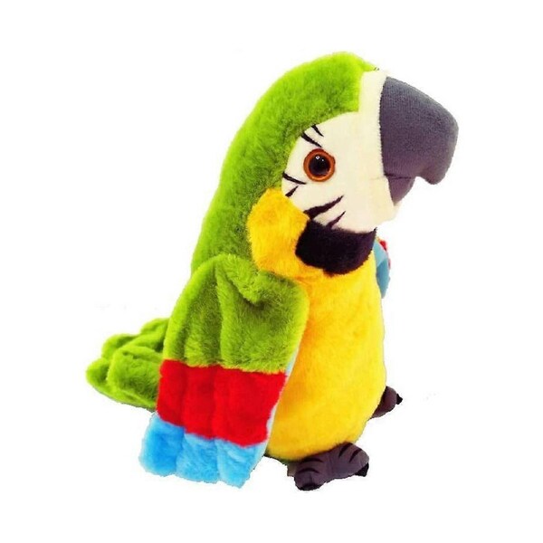 JOYBUY Talking Parrot Plush Toy - Repeats Voice Electronic Bird Gift