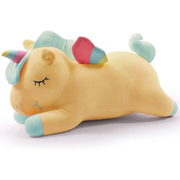 JOYBUY Unicorn Plush Hug Pillow - Soft Toy with Rainbow Wings for Kids
