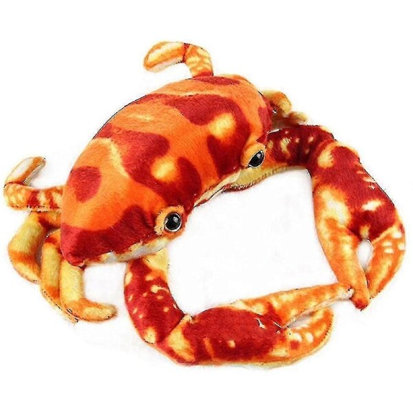 JOYBUY Red Crab Plush Toy - Realistic Stuffed Animal Doll for Kids
