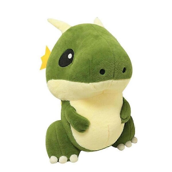 JOYBUY Sitting Green Dinosaur Plush Doll - Cartoon Action Toy for Kids