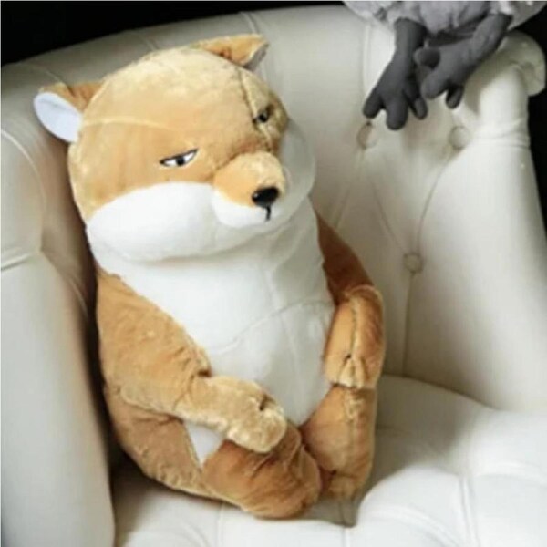 JOYBUY Sitting Toucan, Shoebill, Stork & Fox Plush Dolls - Girl’s Ragdoll Gift Set