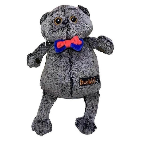 JOYBUY Blue Cat Plush Toy - Cute Simulation Animal Doll Girl's Gift