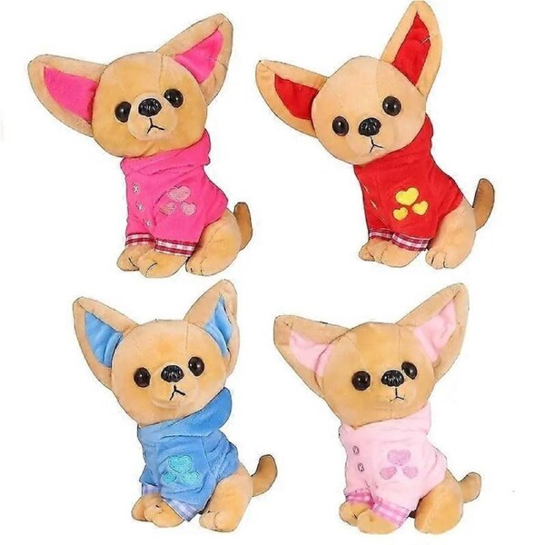 JOYBUY Chihuahua Dog Plush Toy - Creative Small Dog Doll Gift