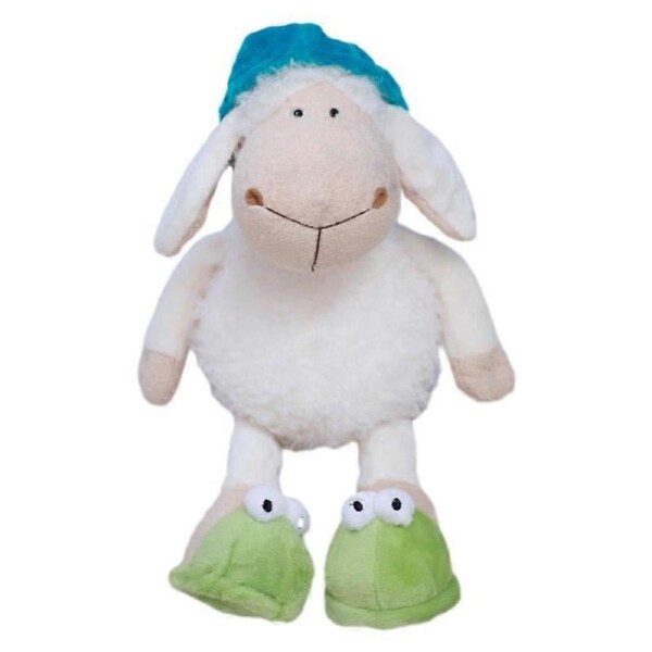 JOYBUY Nightcap Sheep Plush Doll - Sleepy Lamb Ugly Plush Pillow Gift