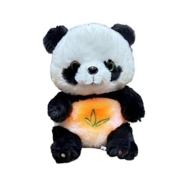JOYBUY Soothing Panda Bear Toy - Musical Breathing Panda with Lights & Sound