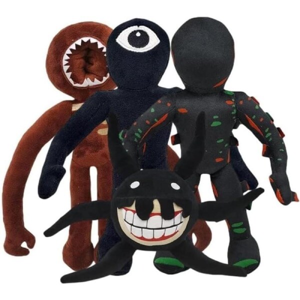 JOYBUY 4pcs Doors Game Monster Plush Toys - Horror Fan Gift Set