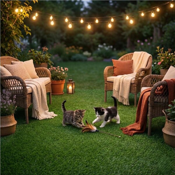 1m x 20m x 2Pcs Marlow Artificial Grass Turf Plant 17mm