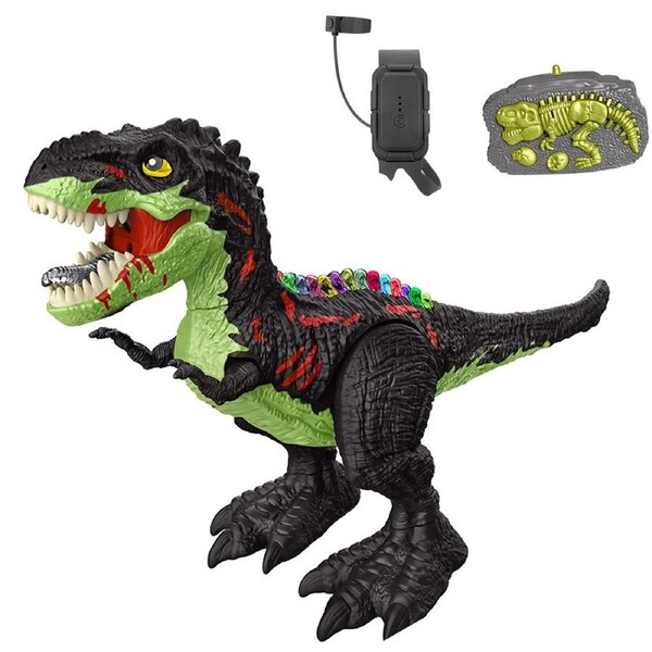 JOYBUY Remote Control T-Rex Dinosaur Toy - Realistic Roaring Dino Gift for Kids