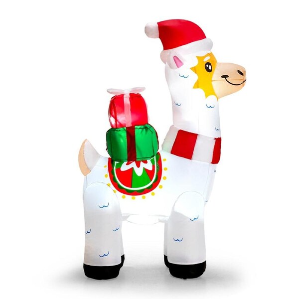 ZUNI Christmas Inflatable 1.8M Reindeer Xmas Outdoor Decoration LED Lights