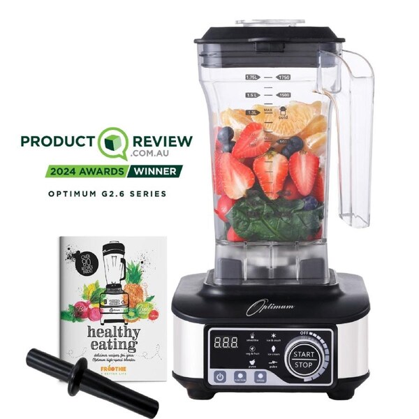 Optimum G2.6 Slim Platinum Series - The Best Blender & Smoothie Maker Black