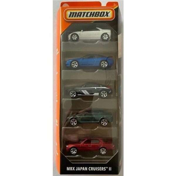 Matchbox Cars 5 Pack MBX Japan Cruisers II