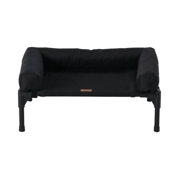 Trampoline Bolster Sofa Bed (Black) - Large