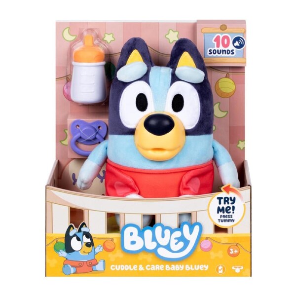 Bluey - Cuddle & Care Baby Bluey Plush