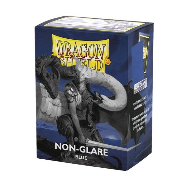 Dragon Shield Matte Blue Non-Glare Sleeves 100 Pack