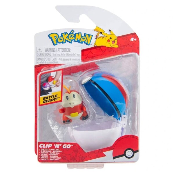 Pokemon Clip 'N' Go Fuecoco + Great Ball