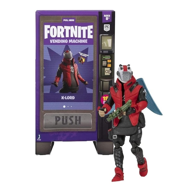 Fortnite Vending Machine X-Lord 4 inch Figure Pack