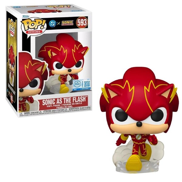 Justice League X Sonic the Hedgehog Sonic as Flash Funko POP! Vinyl