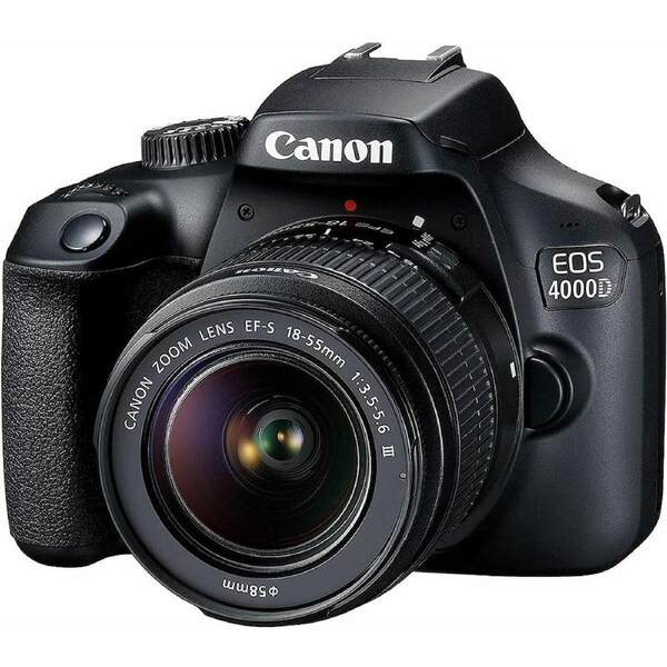 Canon EOS 4000D Kit With EF-S 18-55MM III Black - Brand New
