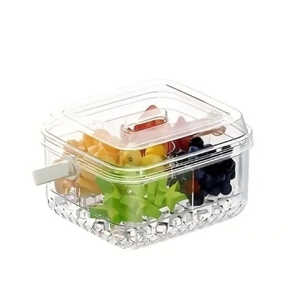 Portable Food Storage Box Large Capacity Lunch Container for Camping Picnic Use