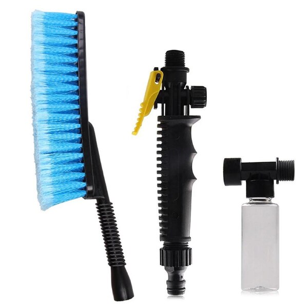 Car Wash Brush Hose Adapter Truck Cleaning Water Spray Nozzle Car Washing Care