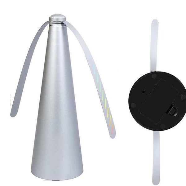 Fly Free Chemical Free Fly Trap Repellent Fly Quiet Safe Fan Indoor Outdoor Home Silver