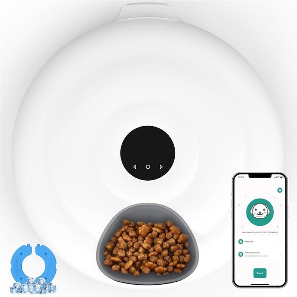 Advwin 6 Meal Automatic Pet Feeder APP Control Smart Dry & Wet Food