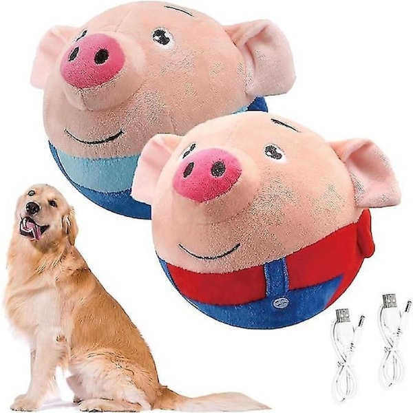 JOYBUY Active Plush Toy – Bouncing Ball with Sound, 100% New Dog Toy