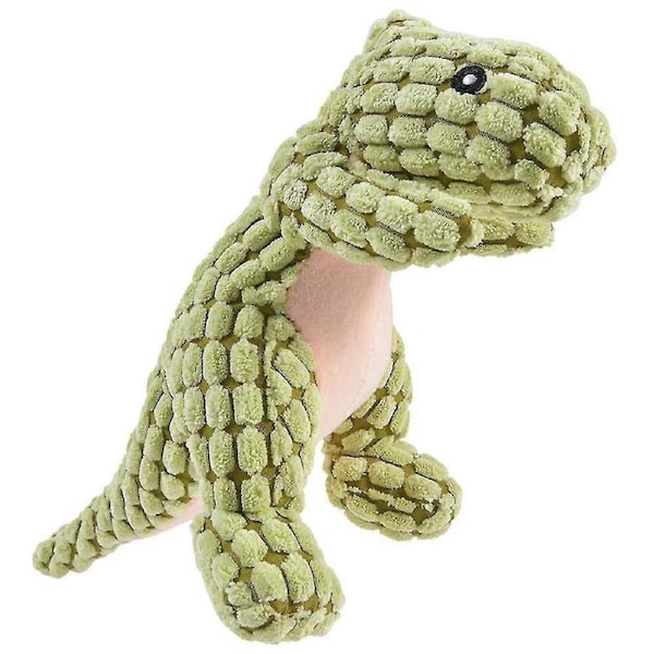 JOYBUY Green Dinosaur Plush Dog Toy – Tug and Bite-Resistant Toy