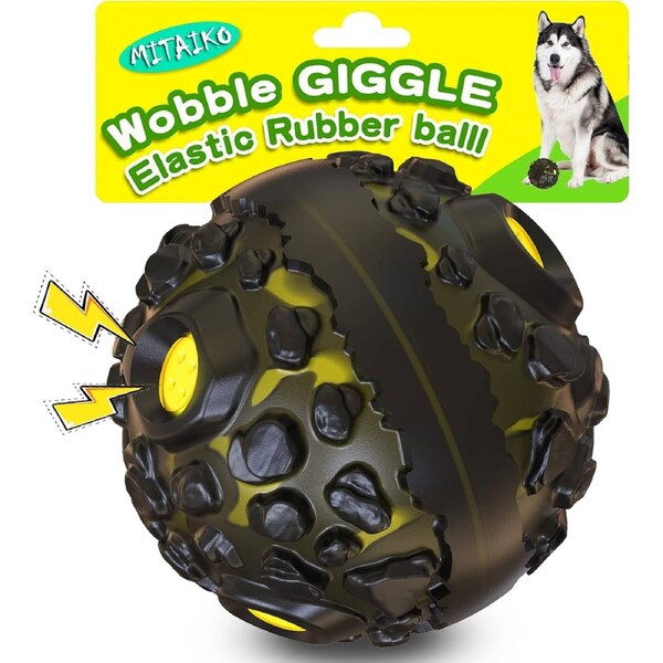 JOYBUY Interactive Fetch Ball – Tough Chew Toy for Aggressive Chewers