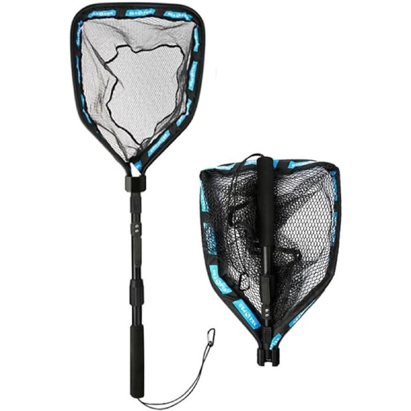 100cm Floating Fishing Net Salmon Trout Fly Kayak Bass Catfish Steelhead