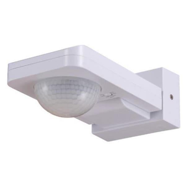 CLA MS009 Adjustable Infrared PIR Surface Mounted Sensor IP65 Wall Mount White