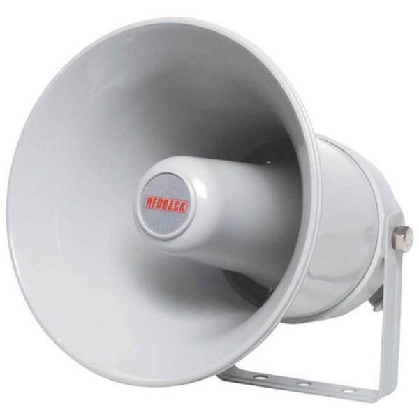 REDBACK PA2057 IP66 Rated Weatherproof 100V PA Horn Speaker 30W 212x212x285mm