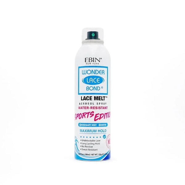 Ebin New York Wonder Lace Bond Lace Melt Aerosol Spray Sports Edition 180mL(6.08oz)