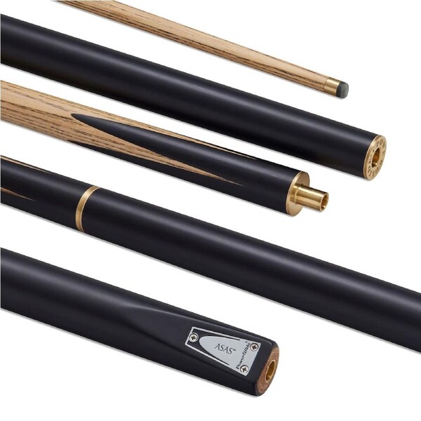 PowerGlide Asas 2 Piece 9.5mm Tip American Ash Pool Snooker Billiard Cue 19oz